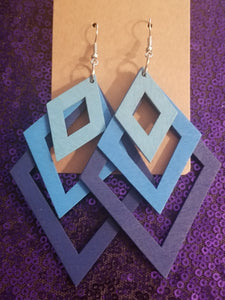 Shades of Blue Earrings