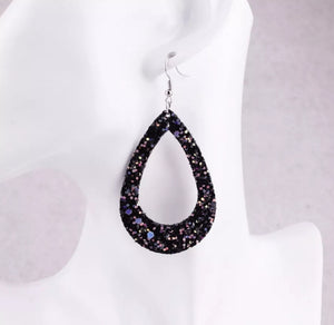 Raining Glitter Drop Earrings