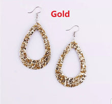 Load image into Gallery viewer, Raining Glitter Drop Earrings
