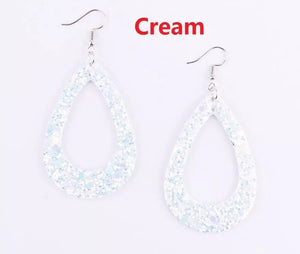 Raining Glitter Drop Earrings