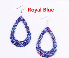 Load image into Gallery viewer, Raining Glitter Drop Earrings
