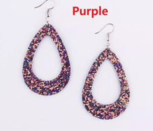 Load image into Gallery viewer, Raining Glitter Drop Earrings
